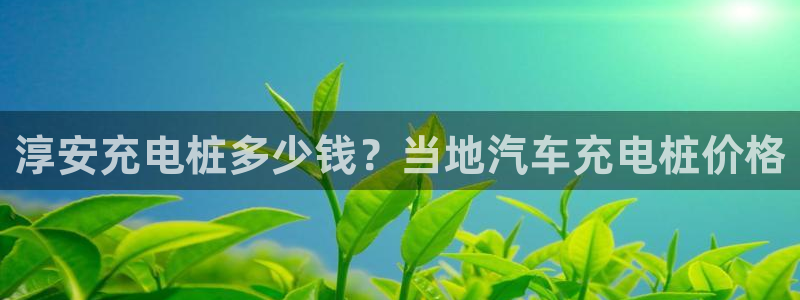 威廉希尔平局规律：淳安充电桩多少钱？当地汽车充电桩价格