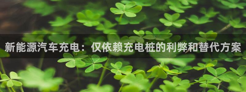 威廉希尔是什么水平的公司啊：新能源汽车充电：仅依赖充电桩的利弊和替代方案