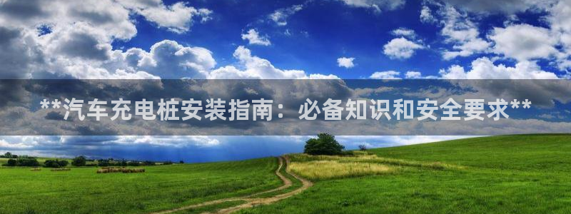 威廉希尔教学：**汽车充电桩安装指南：必备知识和安全要求**